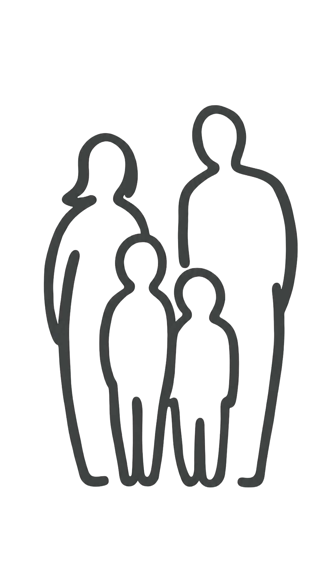 Illustration of a family